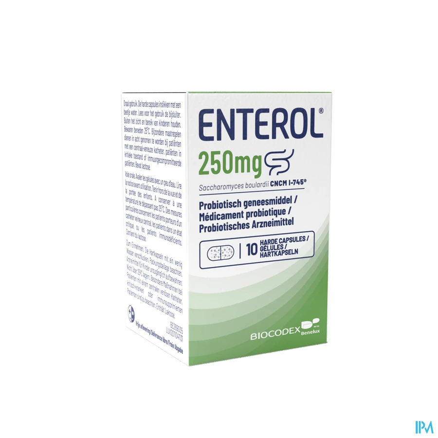 packshot van Enterol 10 Capsules