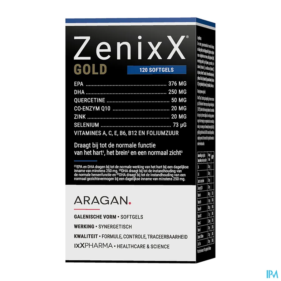 packshot van ZenixX Gold 120 capsules