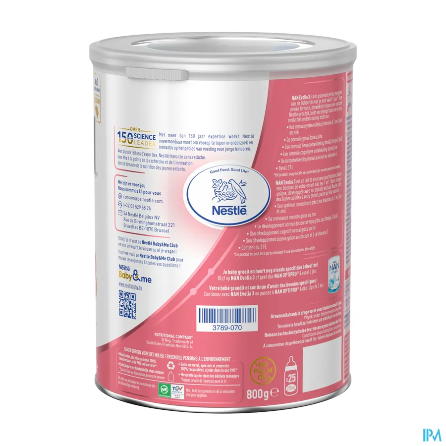 packshot van Nan Evolia 3 800 g