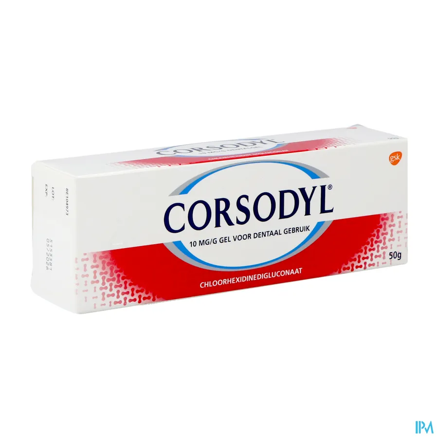packshot van Corsodyl Tandgel 50g