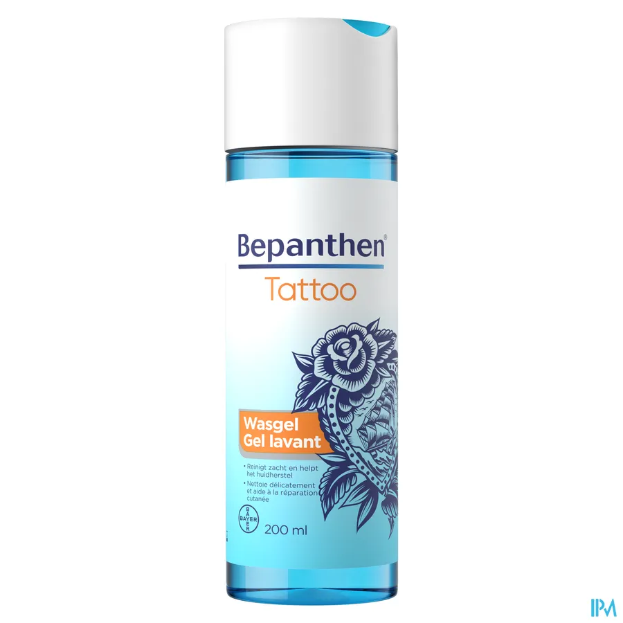packshot van Bepanthen Tattoo Wasgel 200 ml