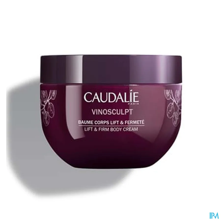 packshot van Caudalie Vinosculpt Lift en Firm Lichaamsbalsem voor Armen, Buste, Buik en Billen Pot 250 ml