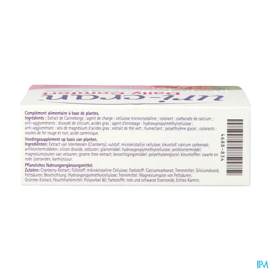 packshot van Uri-Cran Daily Comfort 60 tabletten
