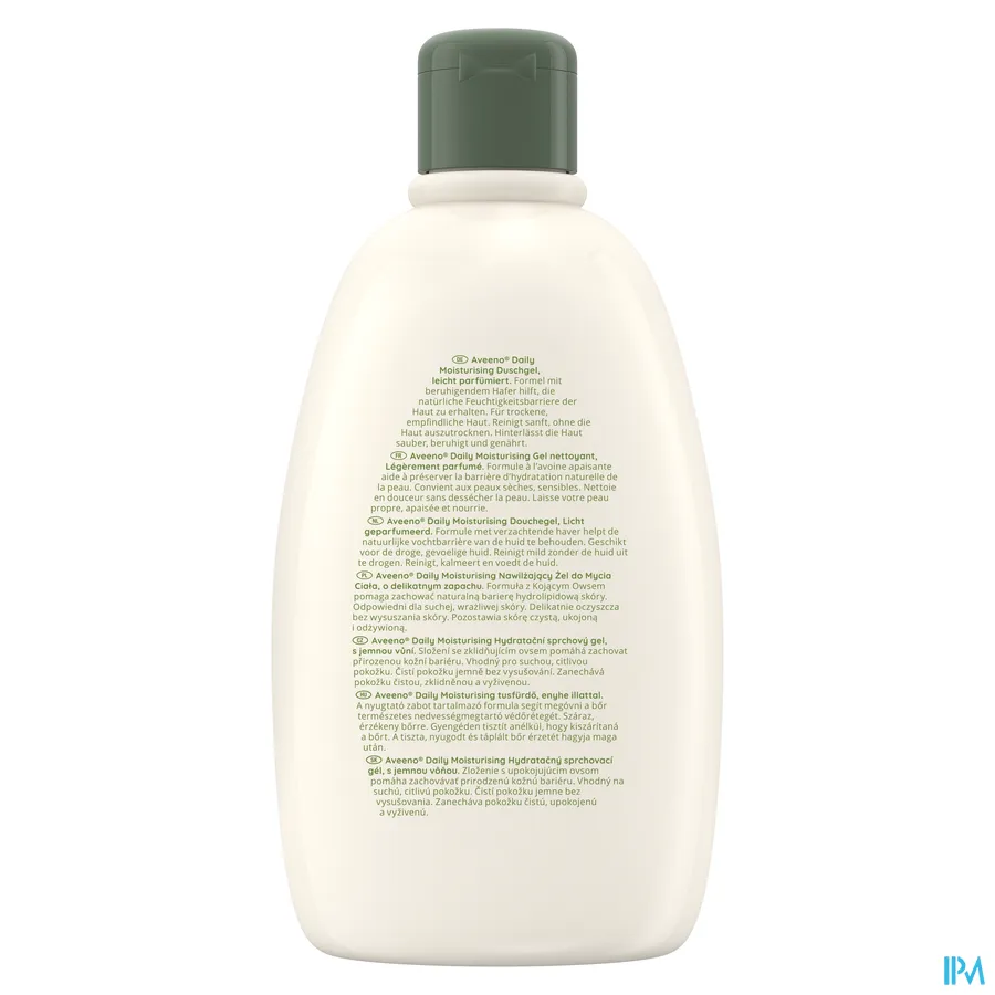 packshot van Aveeno Daily Moisturising Douchegel 500 ml
