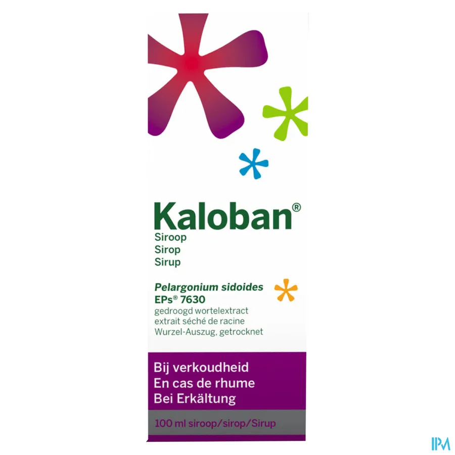 packshot van Kaloban bij Verkoudheid Siroop 100 ml