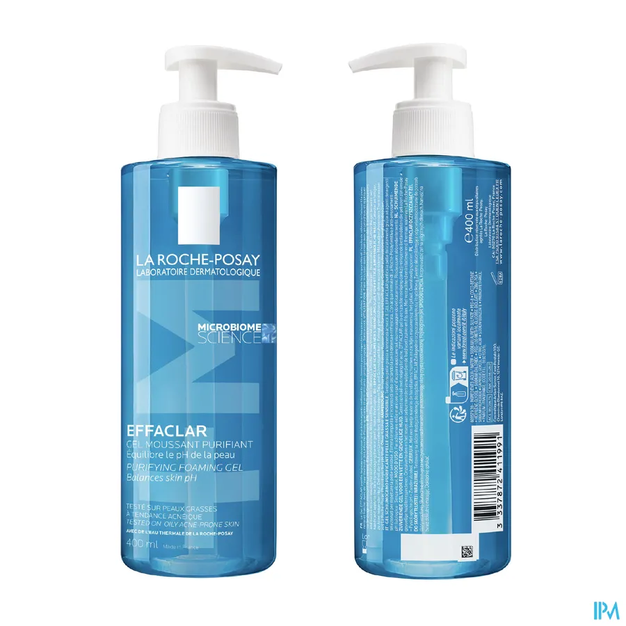 productshot van La Roche-Posay Effaclar Schuimgel Zuiverend 400ml