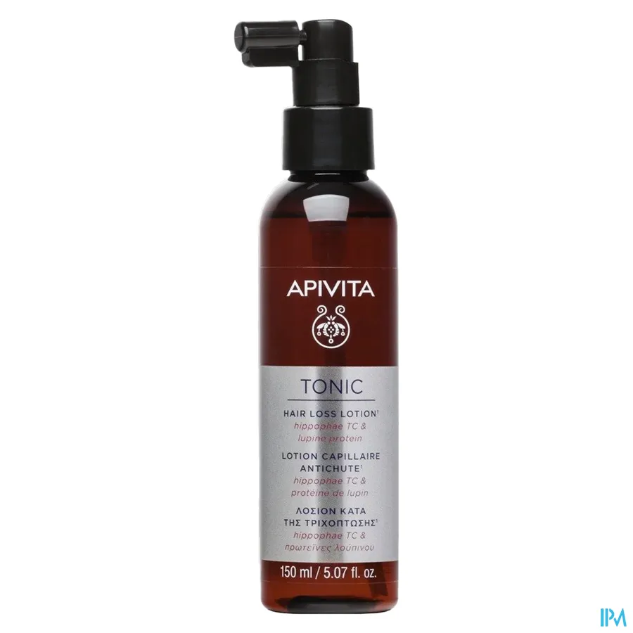 packshot van Apivita Spray Lotion tegen Haaruitval Hippophae TC en Lupine Proteïne 150 ml