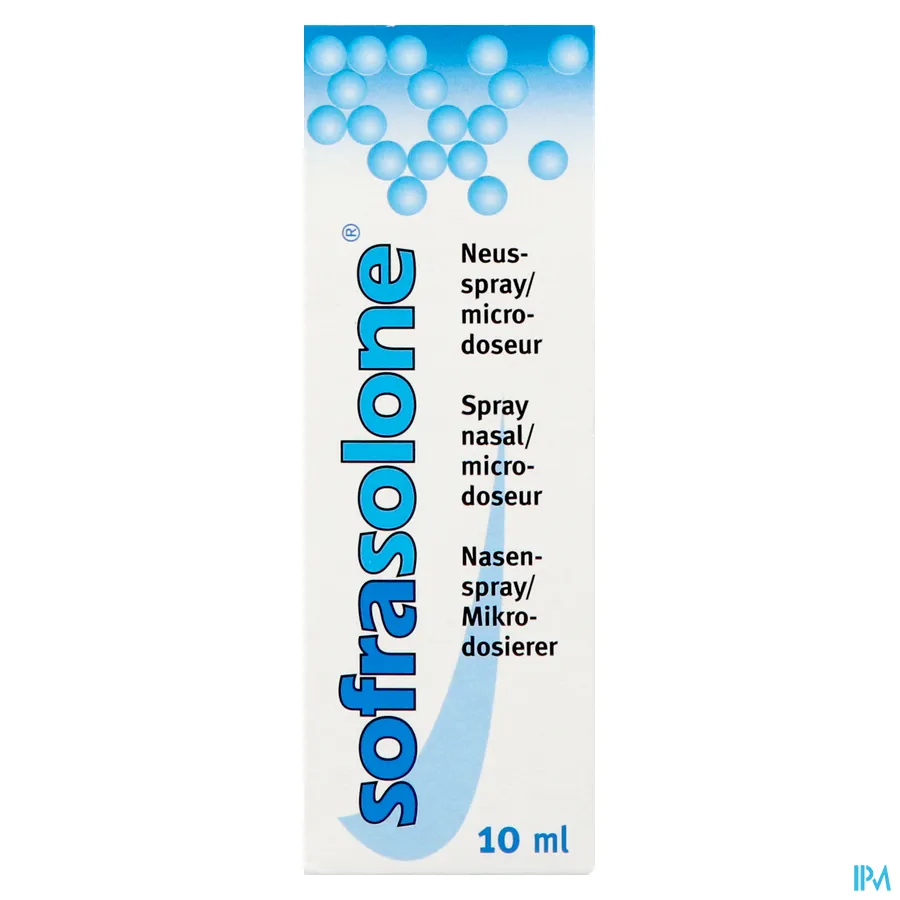 packshot van Sofrasolone Spray 10 ml