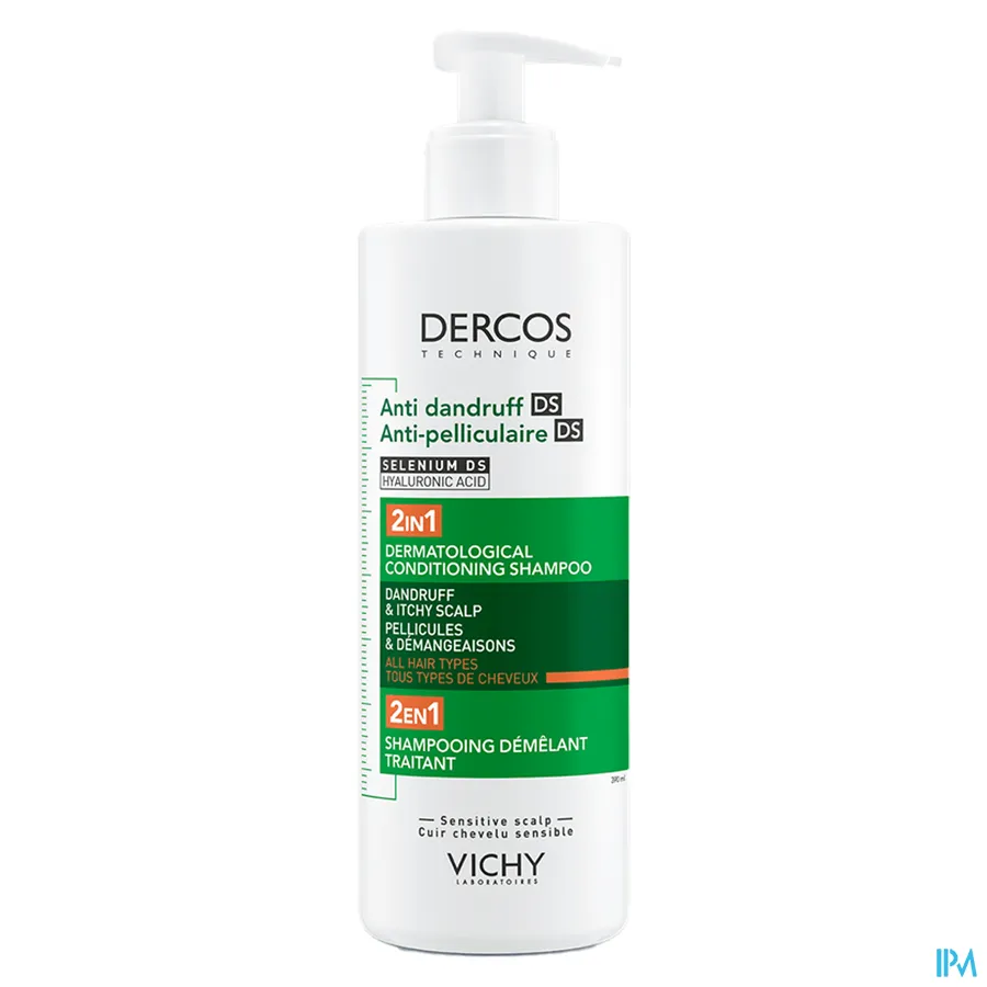 packshot van Vichy Dercos Anti-Roos DS 2-in-1 Shampoo & Conditioner 390 ml