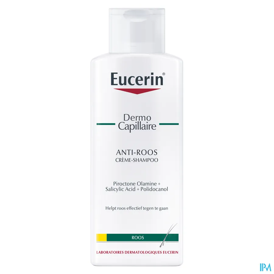 packshot van Eucerin Dermocapillaire Anti-Roos Crème-Shampoo 250 ml