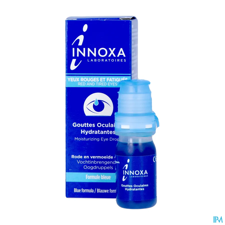 productshot van Innoxa Oogdruppels Blauwe Formule (Rode & Vermoeide Ogen) 10 ml