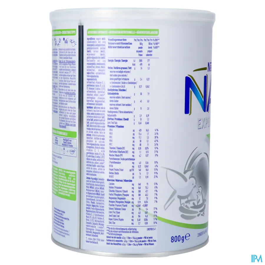 packshot van Nan Complete Groeimelk 800 g