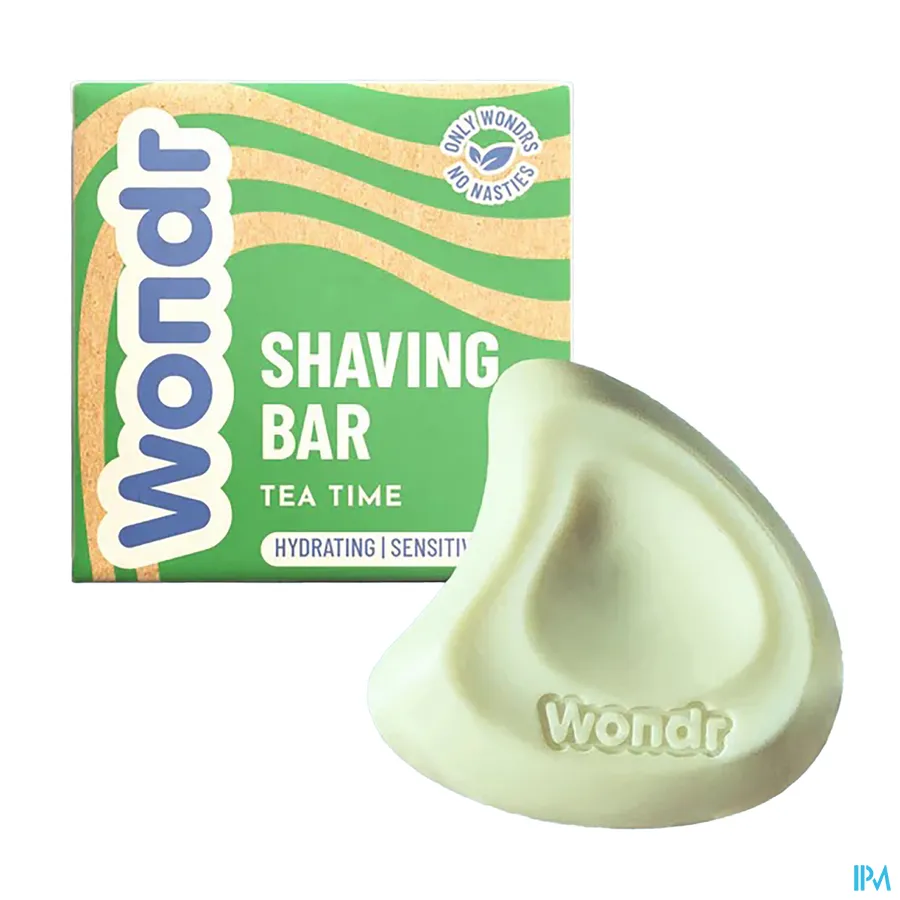 productshot van WONDR Shaving Bar Tea Time 85 g