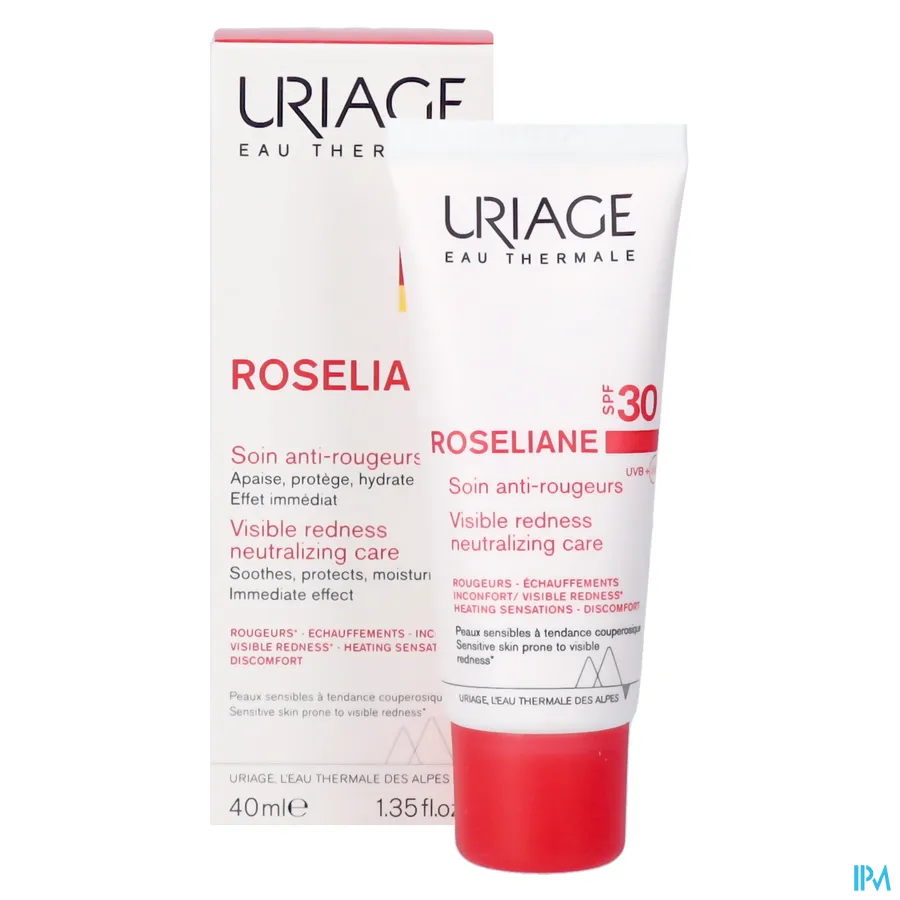 productshot van Uriage Roseliane Crème Anti-Roodheid SPF30 40 ml