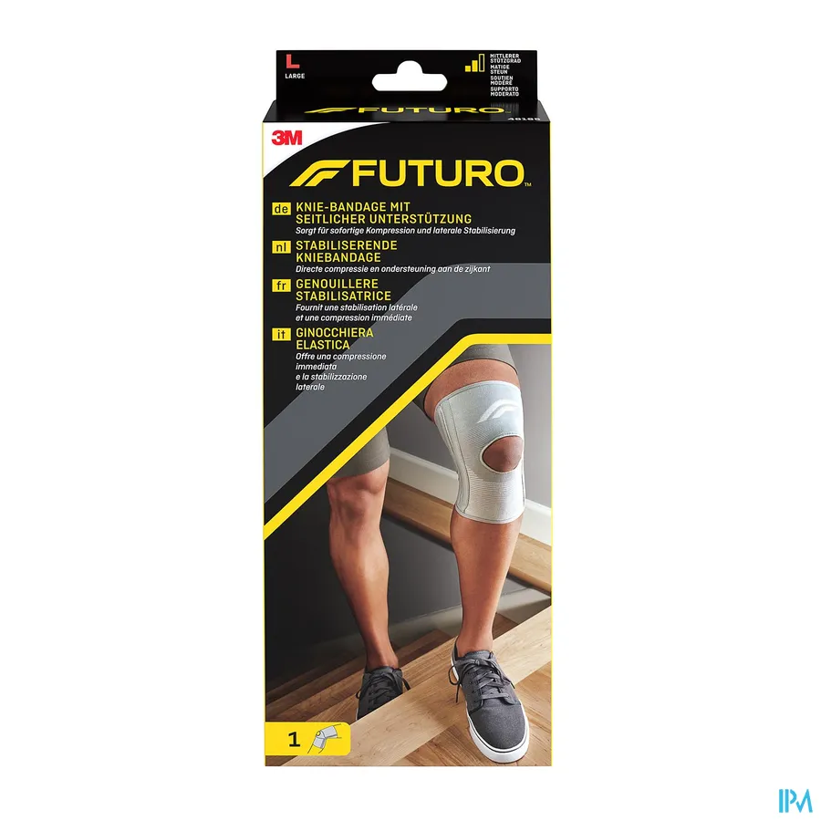 packshot van Futuro Stabiliserende Knie-Bandage Large (Matig Stabiliserende Steun)