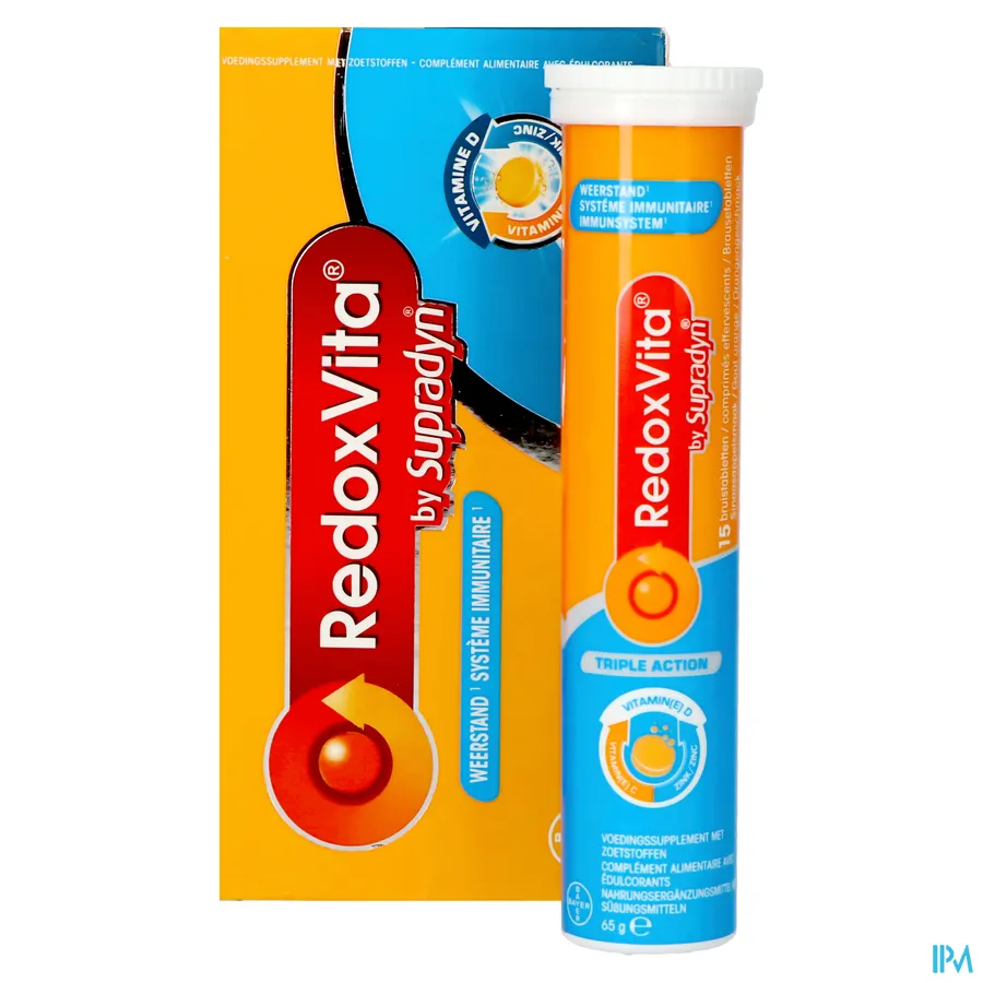 productshot van RedoxVita Triple Action 30 Bruistabletten