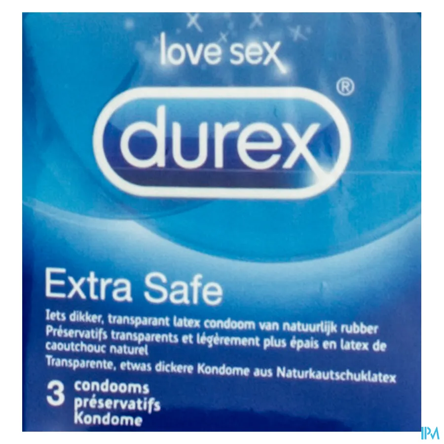 packshot van Durex Extra Safe 3 Condooms