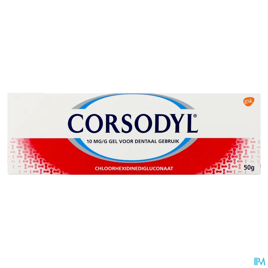 packshot van Corsodyl Tandgel 50g