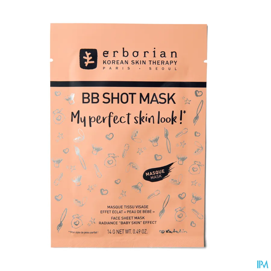packshot van Erborian BB Shot Mask 1 stuk