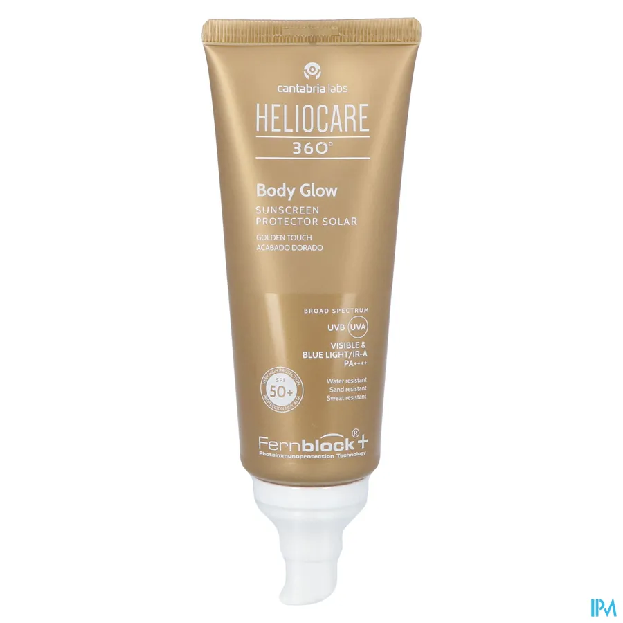 productshot van Heliocare 360° Body Glow Spf50+ Tube 100 ml