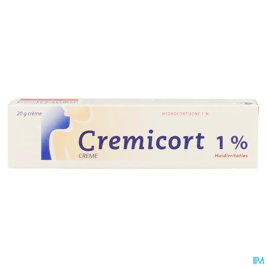 packshot van Cremicort Crème met 1% Hydrocortisone Tube 20 g
