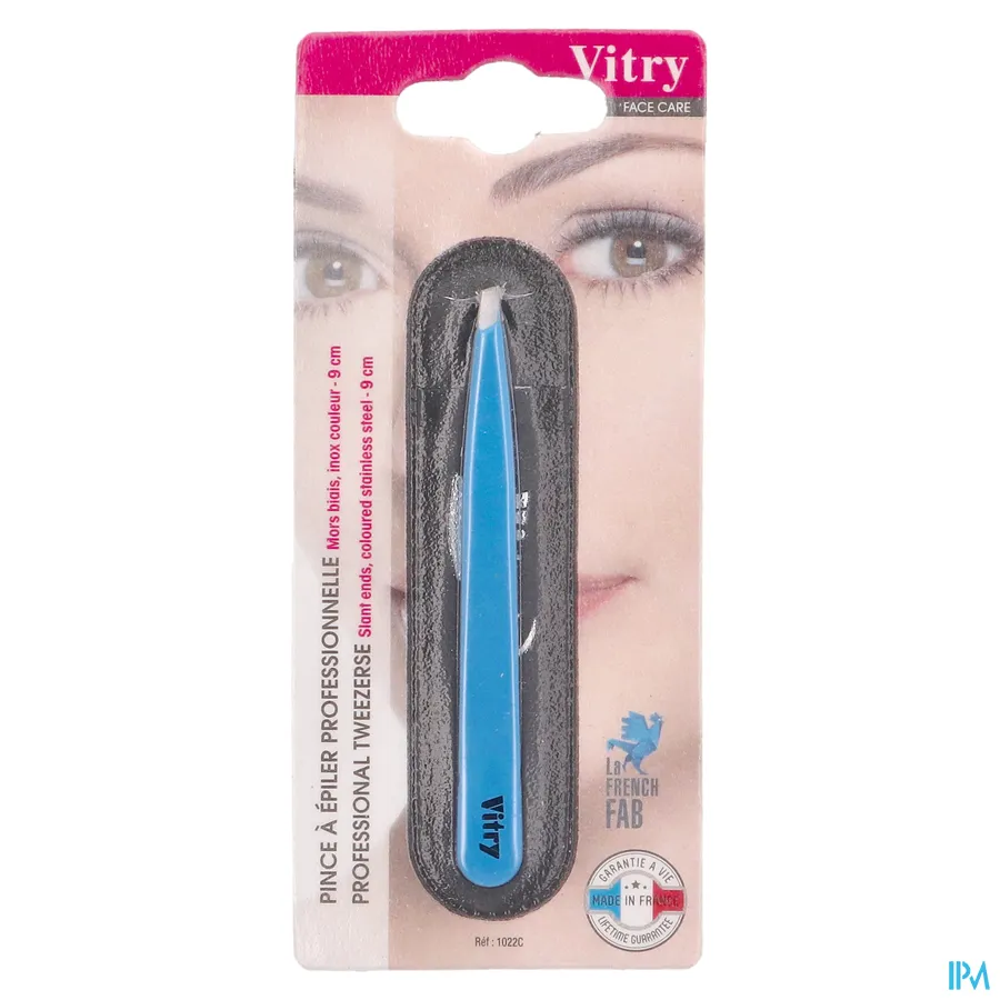 packshot van Vitry Classic Epileerpincet Schuin Inox 1 stuk