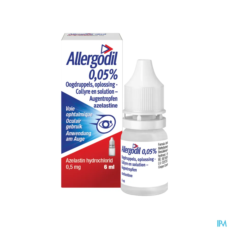 productshot van Allergodil Oogdruppels 6ml