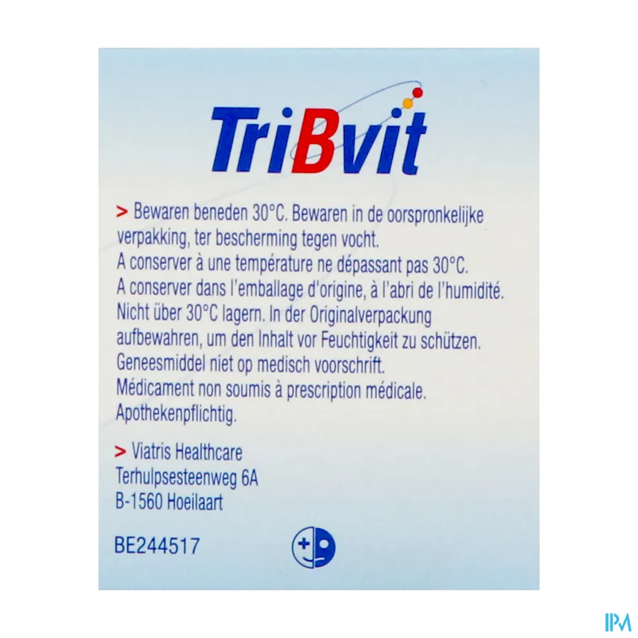 packshot van Tribvit 60 Tabletten