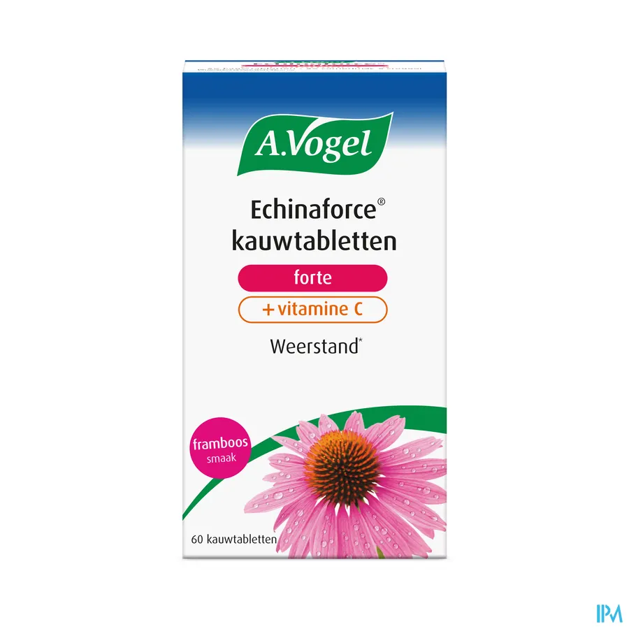 packshot van A. Vogel Echinaforce Forte + Vitamine C 60 kauwtabletten