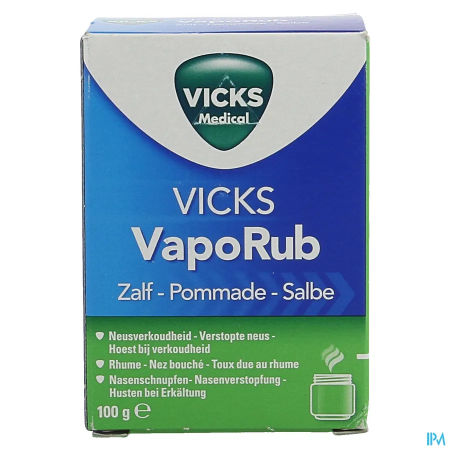 packshot van Vicks VapoRub Zalf 100 g