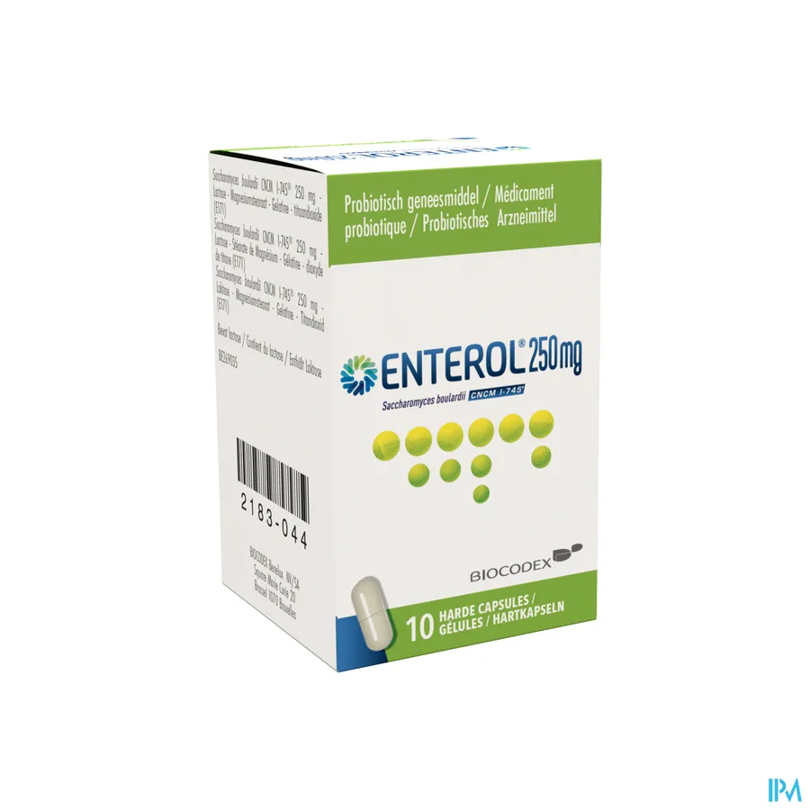 packshot van Enterol 10 Capsules