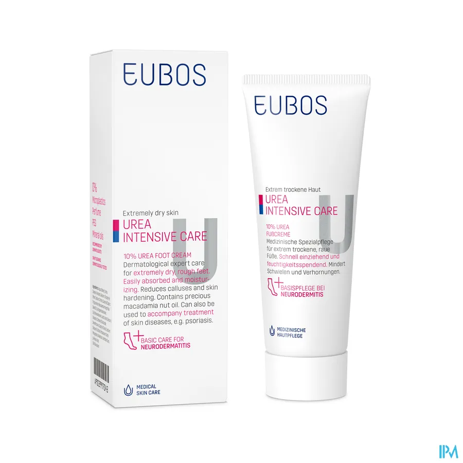 productshot van Eubos Voetcrème 10% Urea