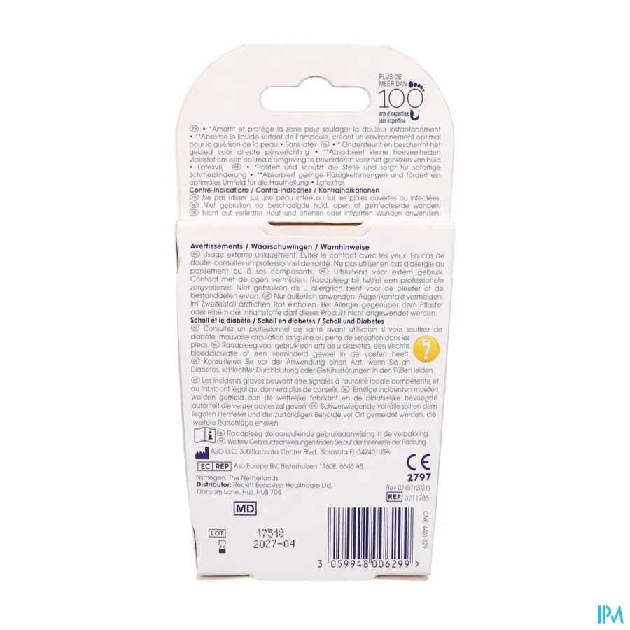 packshot van Scholl Blarenpleister Teenpleister Set 6 stuks