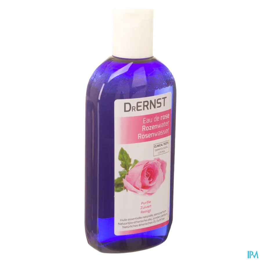 packshot van Dr Ernst Reinigend Rozenwater met Natuurlijke Etherische Olie, Zonder Parfum 200 ml