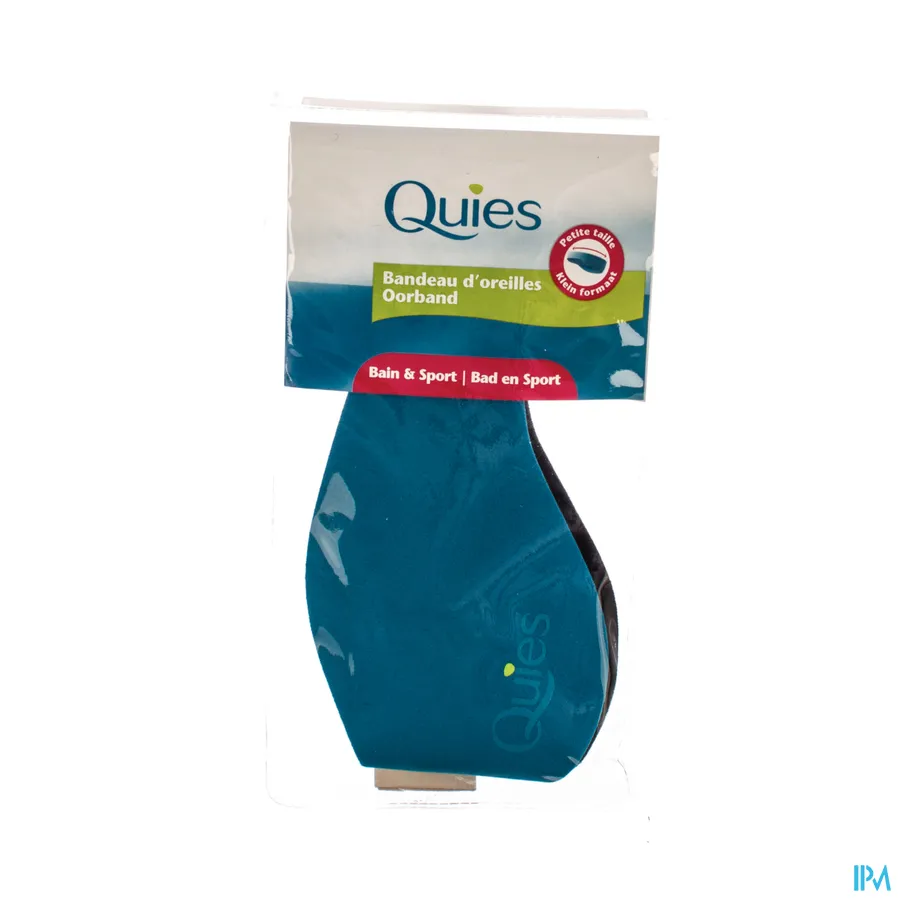 packshot van Quies Gehoorbescherming Oorband voor Bad en Sport in Klein Formaat en Omkeerbaar 1 Stuk