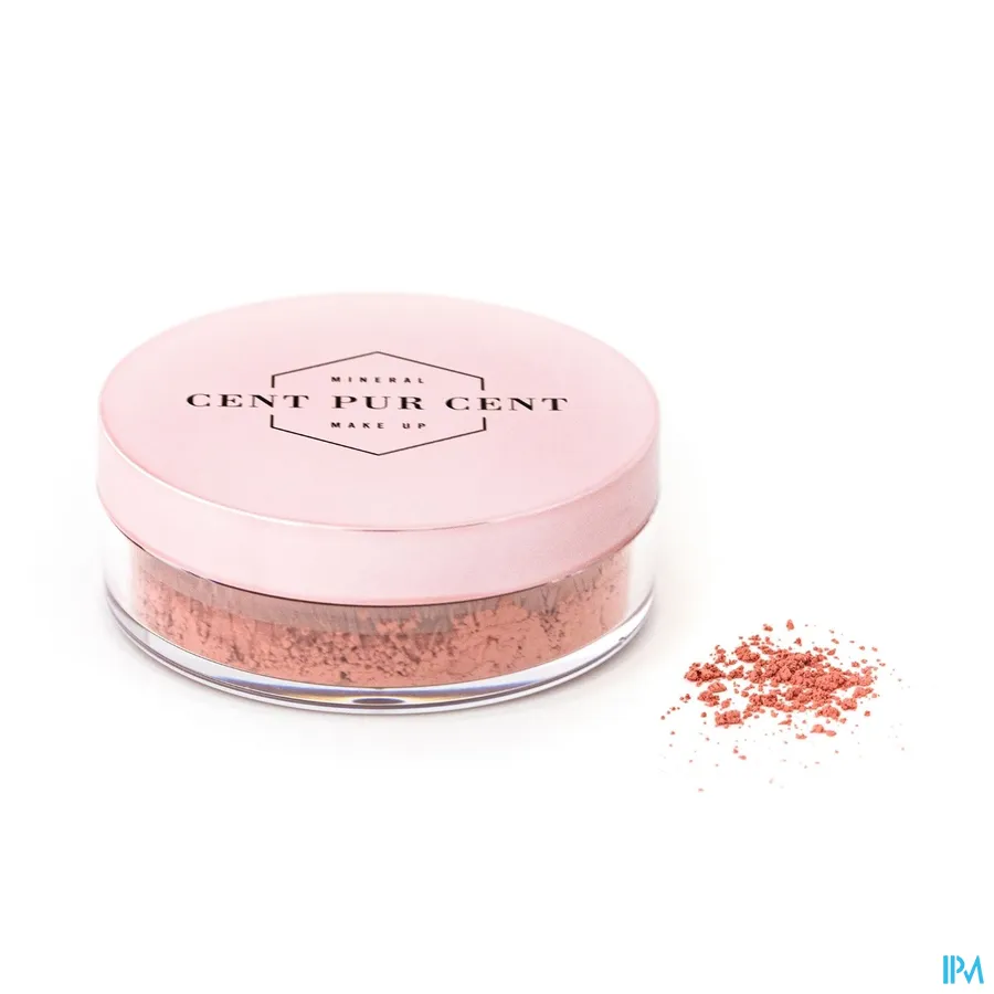 productshot van Cent Pur Cent Loose Mineral Blush Peche 7 G