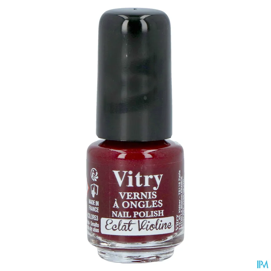 packshot van Vitry Nagellak 53 Eclat Violine 4 ml