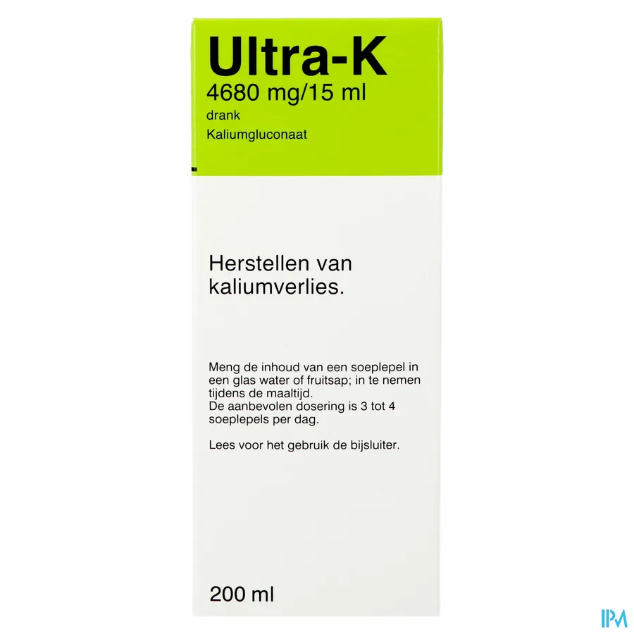 packshot van Ultra K Oplossing 200 ml