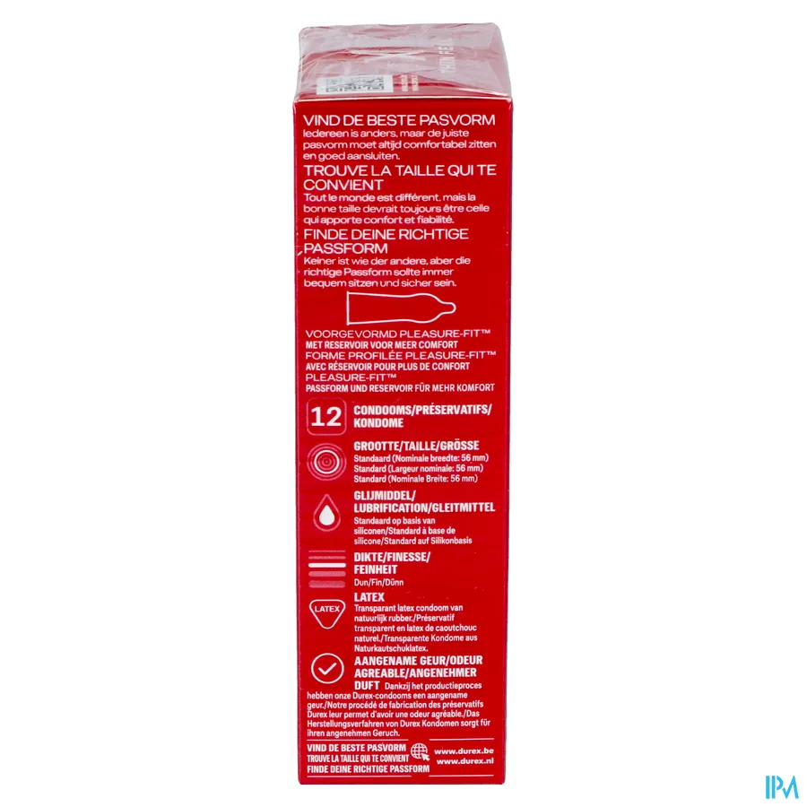 packshot van Durex Thin Feel 12 Condooms