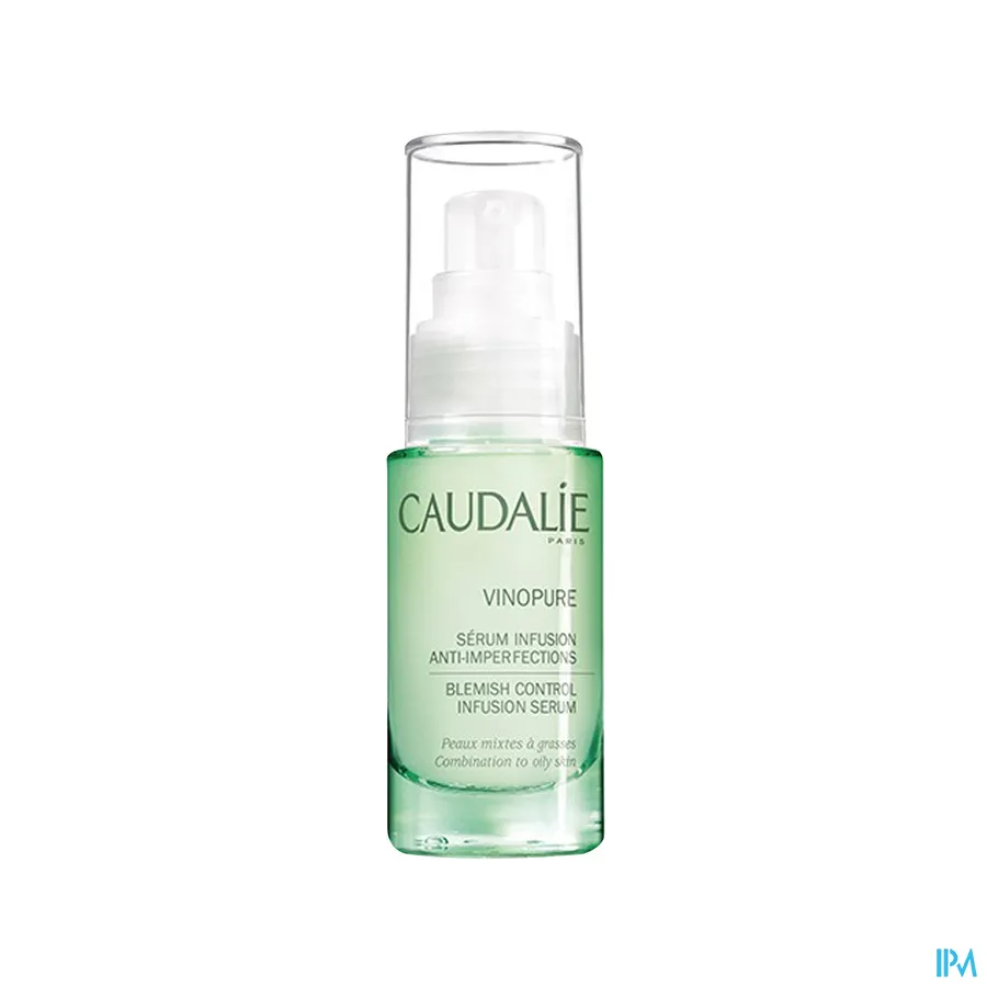 packshot van Caudalie Vinopure Infusie Serum tegen Onzuiverheden 30 ml