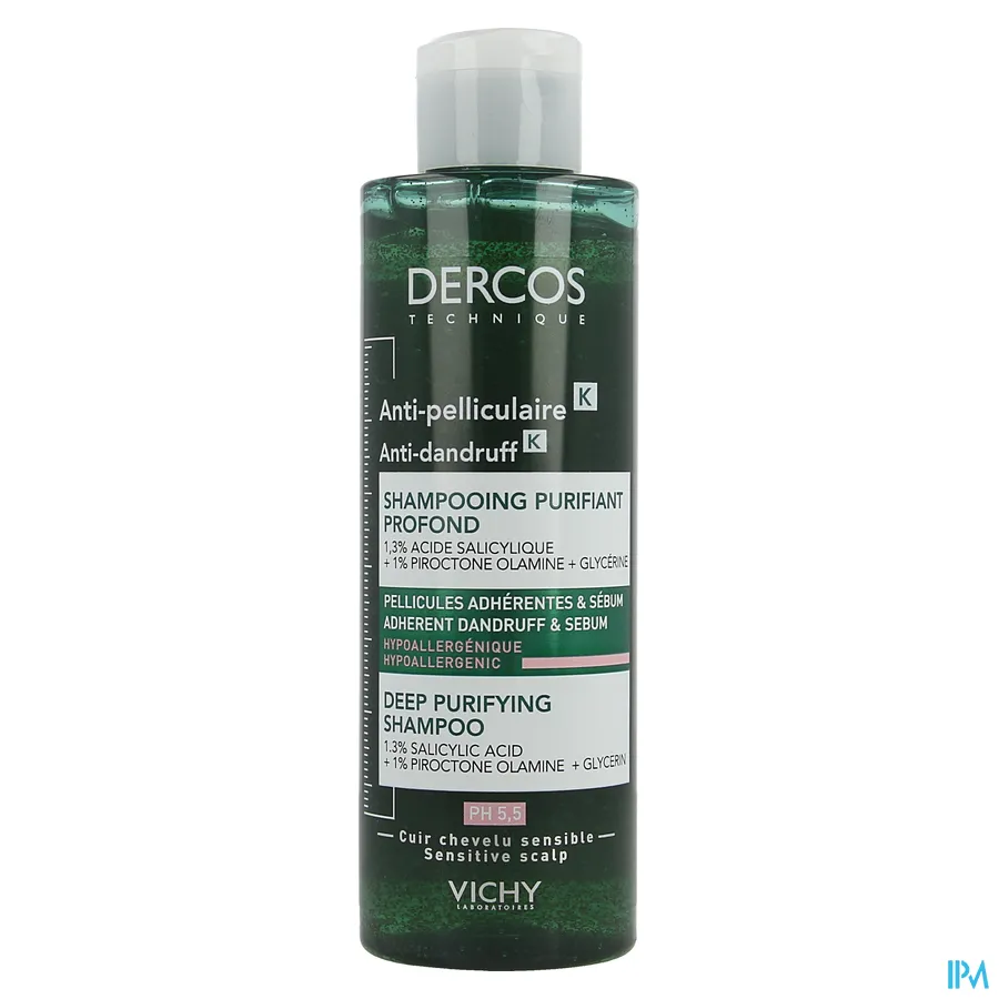 packshot van Vichy Dercos Diep Zuiverende Anti-roos Shampoo K 250 ml