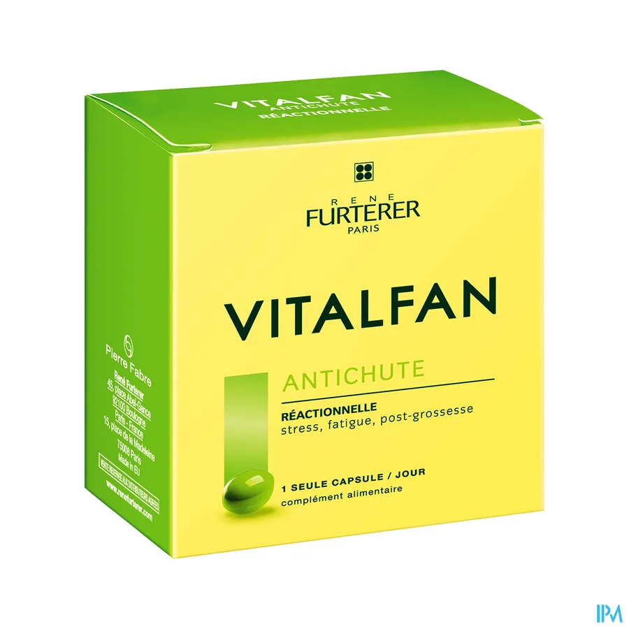 packshot van René Furterer Vitalfan Occasionele Haaruitval  90 Capsulen