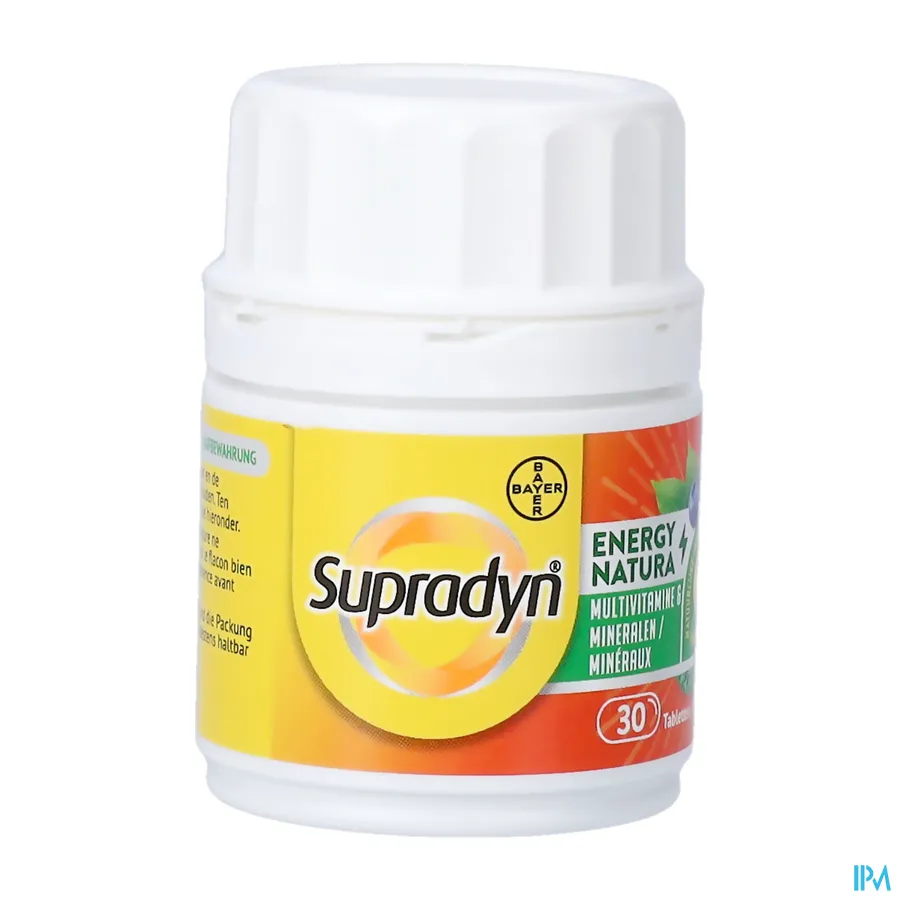packshot van Supradyn Energy Natura 30 Tabletten