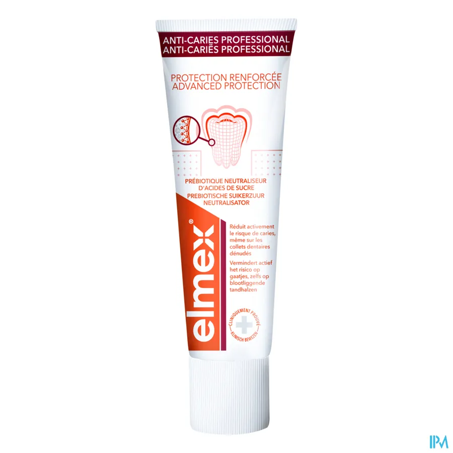 productshot van Elmex Tandpasta Anti-Cariës Professional 75 ml