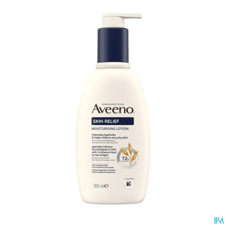 packshot van Aveeno Skin Relief Hydraterende Lotion 300 ml