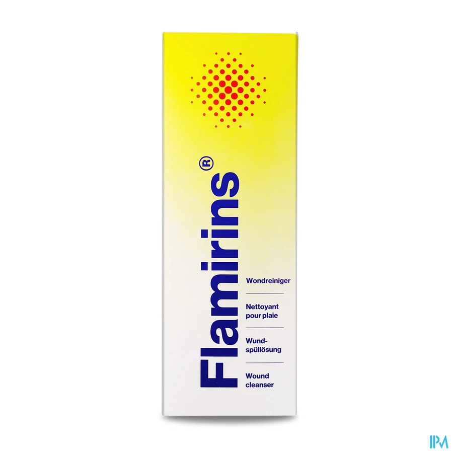 packshot van Flamirins Isotone Gebufferde Wondreiniger Spray 250 ml