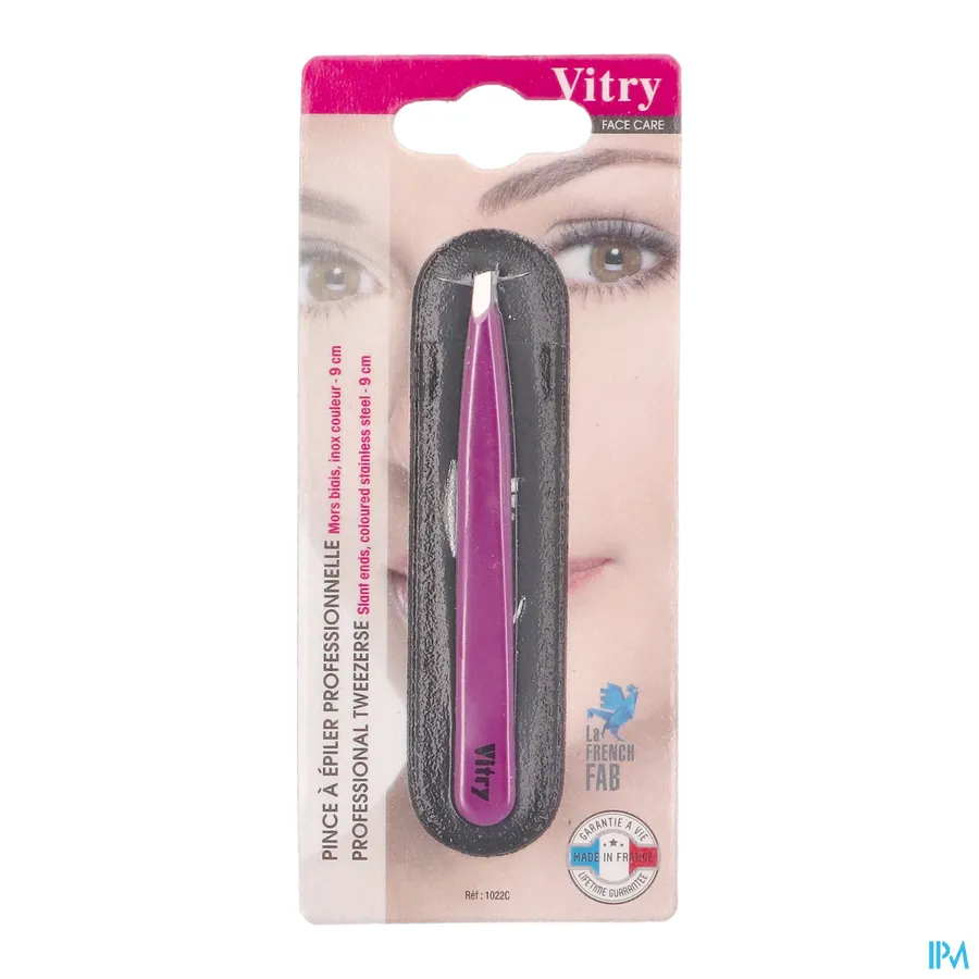 packshot van Vitry Gekleurd Epileerpincet met Schuine Top