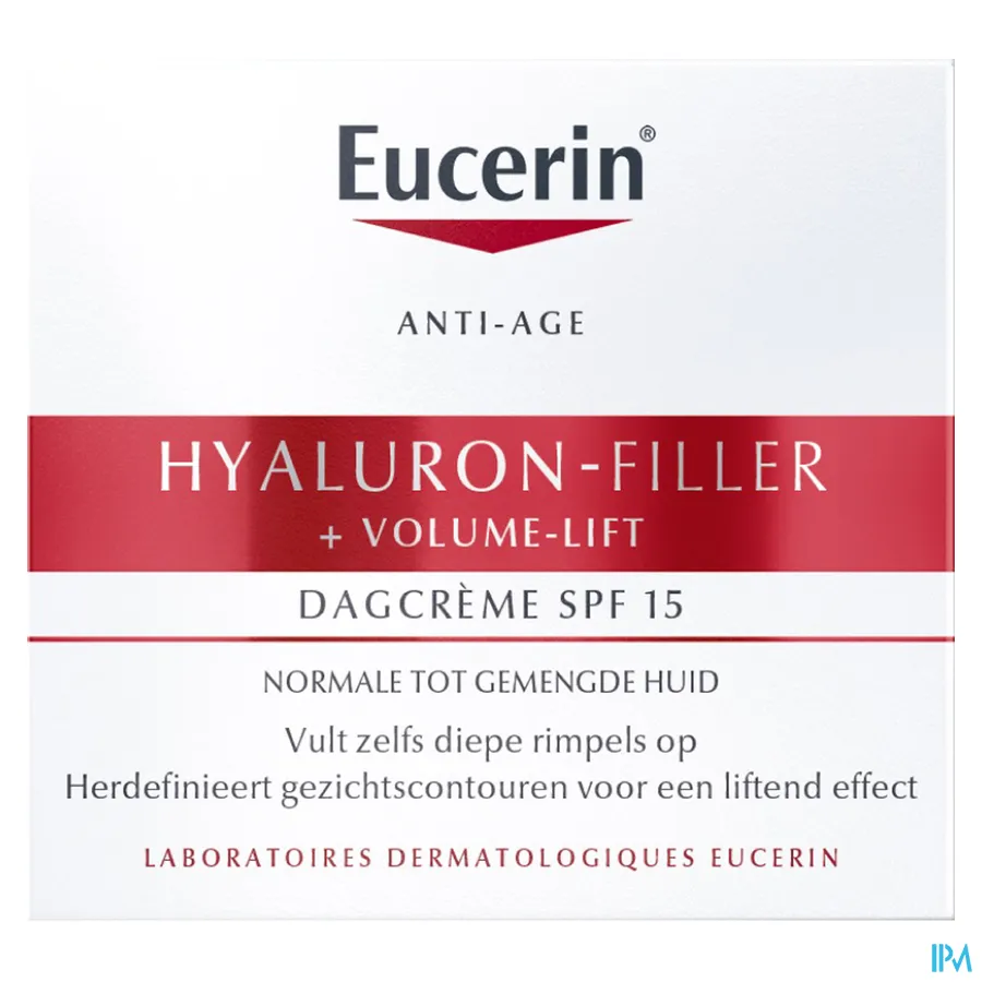 packshot van Eucerin Hyaluron-Filler + Volume-Lift Dagcrème Normale tot Gemengde Huid 50 ml