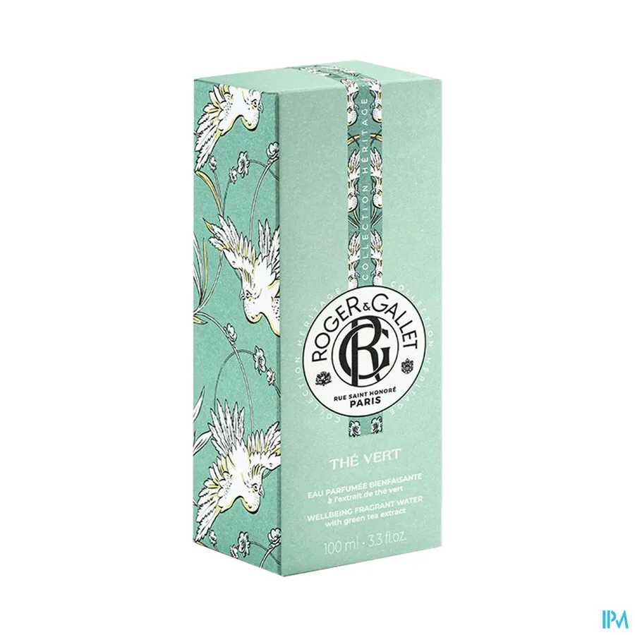 packshot van Roger & Gallet Eau Parfumée Thé Vert 100 ml