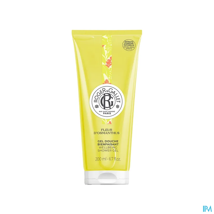 packshot van Roger & Gallet Fleur d'Osmanthus Douchegel 200 ml